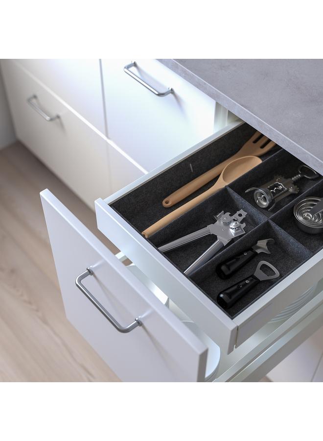 Zaboon Adjustable organiser for drawer, grey, 40 cm - Image 4