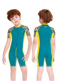 Royee Boys Girls One Piece Water Sport Short Swimsuit UPF 50+ Rash Guard  - Image 2