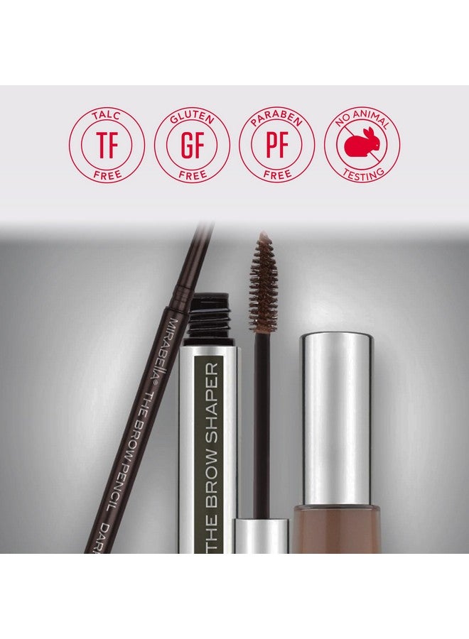 Mirabella Brow Shaper, All-In-One Long-Lasting Eyebrow Gel Shapes, Defines, Grooms, Fills & Thickens Brows, Brow Mascara with Aloe & Vitamin B5 for Conditioning & Strengthening, Universal Shade - Image 5