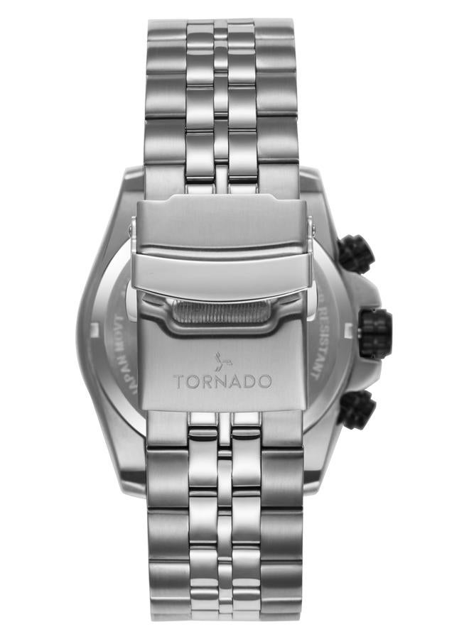 TORNADO Men's Stainless Steel Chronograph Watch T3149B-YBSW - 46 mm - Image 3