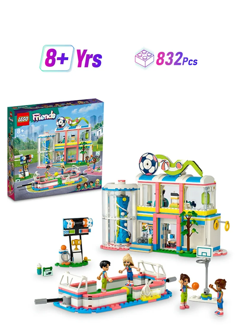 LEGO Friends Sports Centre 41744 Building Toy Set; Creative Fun For Ages 8+; A Buildable Playset With Accessories For Sports-Inspired Stories; A Fun Gift For Kids Who Love Sport And Pretend Play (832 Pieces)