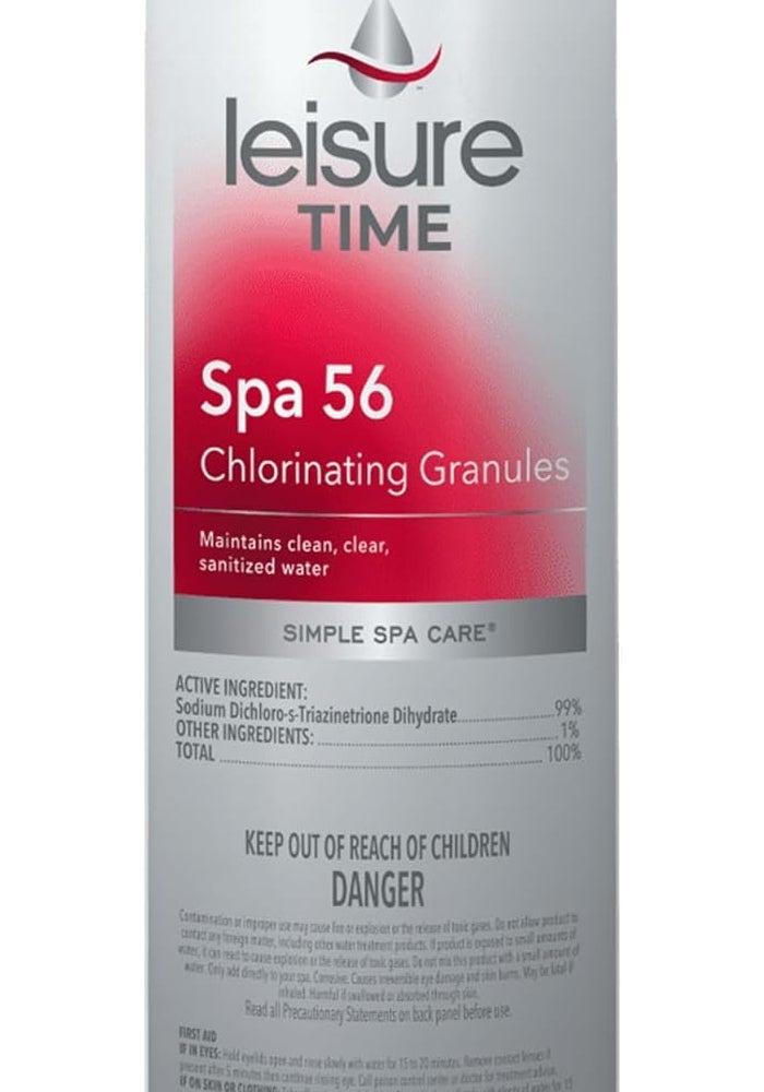 Leisure Time Spa 56 Chlorinating Granules for Crystal Clear Water Maintenance, 2 lbs - Image 1