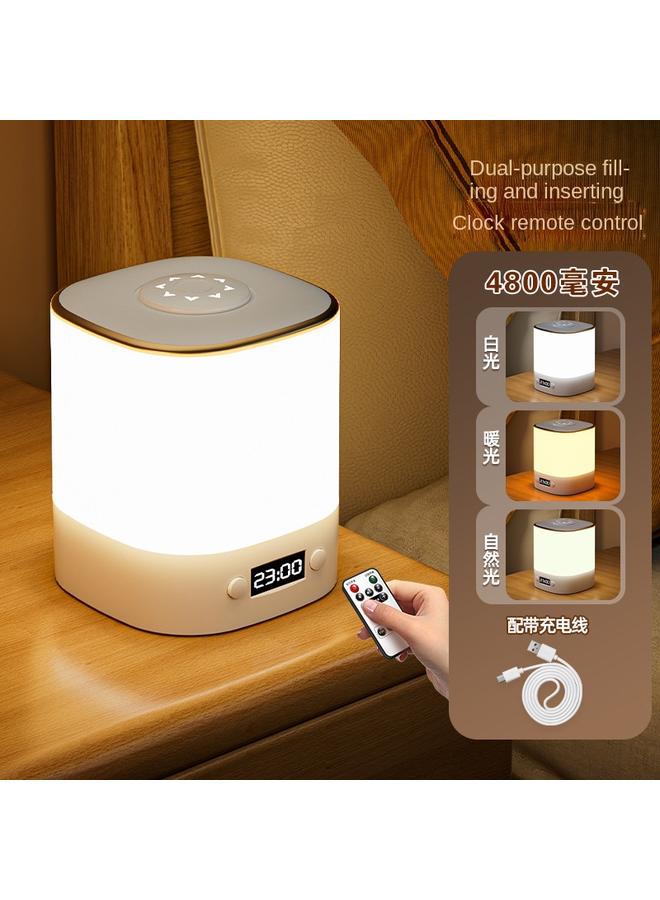 Bluejw Remote Control Night Light Rechargeable Bedroom Bedside Sleeping Moon Baby Special Nursing Eye Lamp New - Image 1