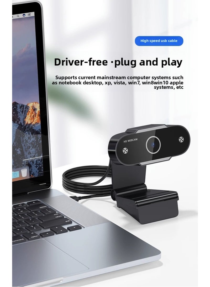 Miya Web Camera, Wireless USB Camera, Laptop Webcam with Auto Focus Function, Full 1080p Hd Webcam Plug and USB Computer Camera, Full Hd Webcam for Video Conferencing, Streaming, and Online Classes  - Image 4