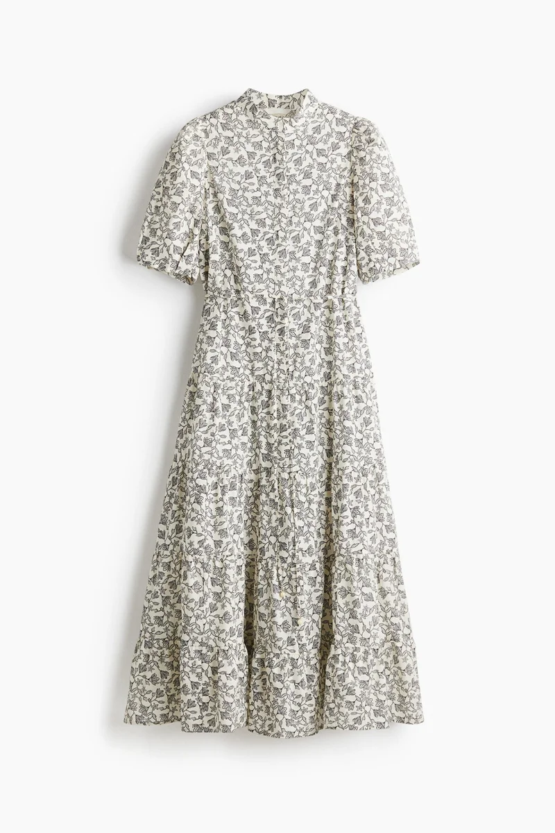H&M Long cotton dress