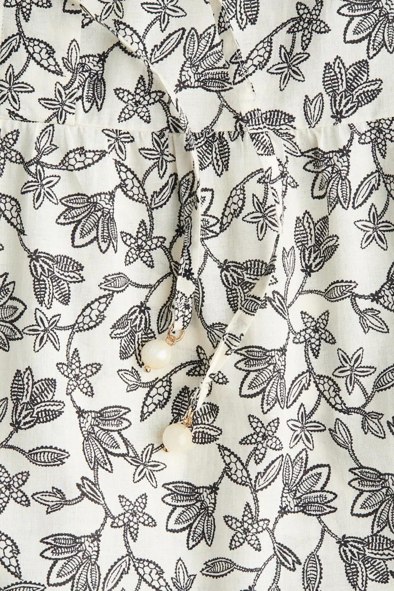 H&M Long cotton dress
