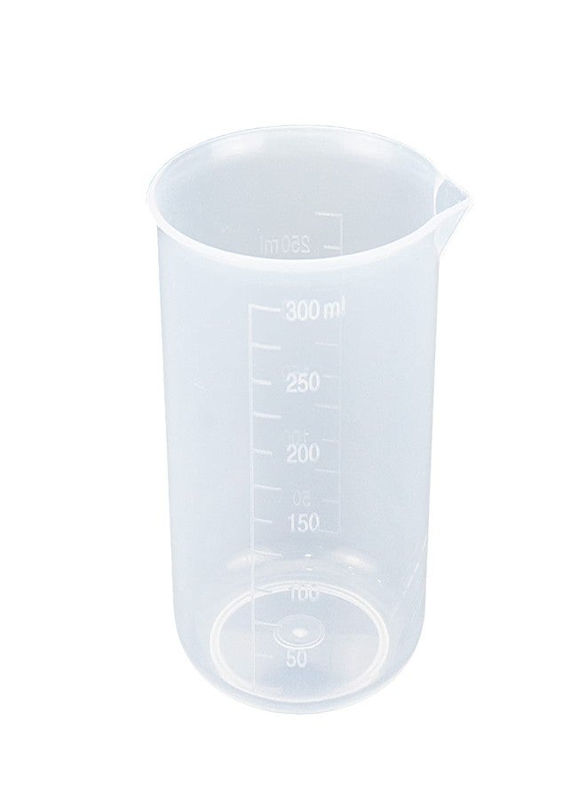 Antrader Kitchen PP Measuring Cup Scientific Plastic Graduated Beaker Transparent 250ml-300ml - Image 1