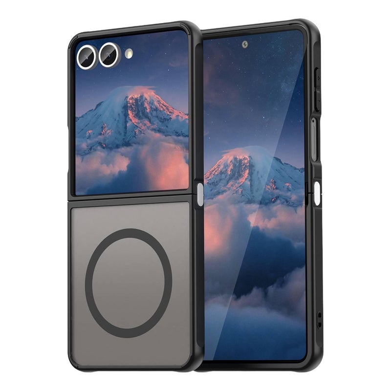 غطاء واقي بسيليكون لـ Samsung Galaxy Z Flip 7 مع حماية من السقوط وملمس غير لامع مع مقاوم للصدمات مع ملمس ناعم مع قبضة مضادة للانزلاق باللون أزرق مضاد للانزلاق من السيليكون - Image 5