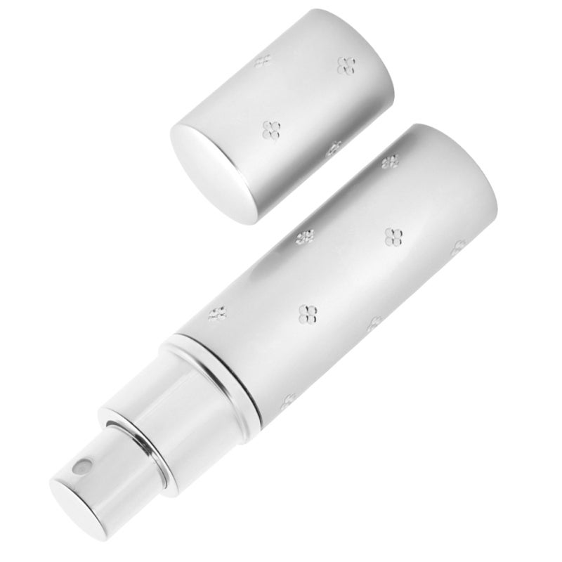 Refillable Perfume Bottle Silver High-Quality Aluminum - Leak Proof Fine Mist Portable Perfume Atomizer - Durable Eco-Friendly for Nights Out Travel Office - Image 4