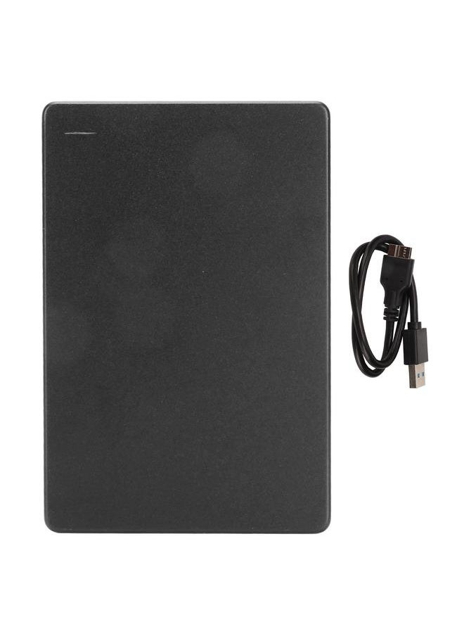 Thoraya USB3.0 ultra-thin external mobile hard disk high-speed read and write 2.5-inch portable metal mobile external hard disk black 80GB  - Image 1
