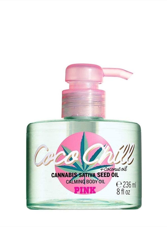 PINK زيت الجسم المهدئ بينك كوكو تشيل 8 أونصة سائلة