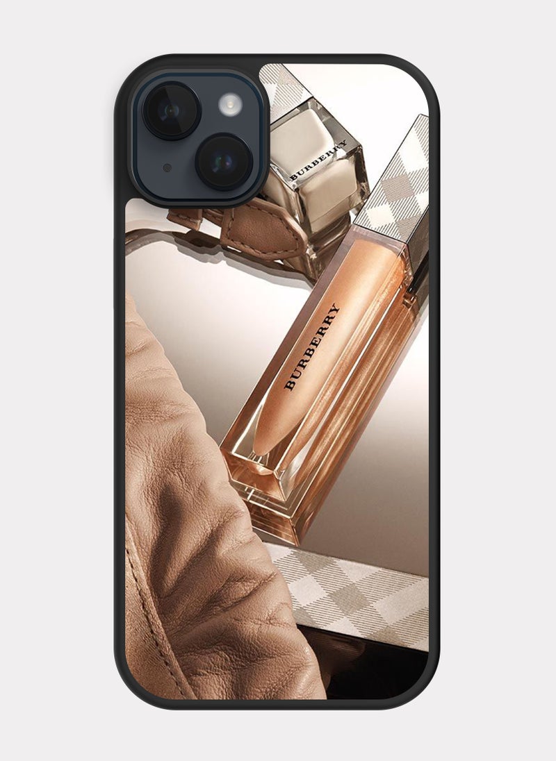 بكسلات كفر ايفون 14 بلس بربري بيج رصاصي - Image 1