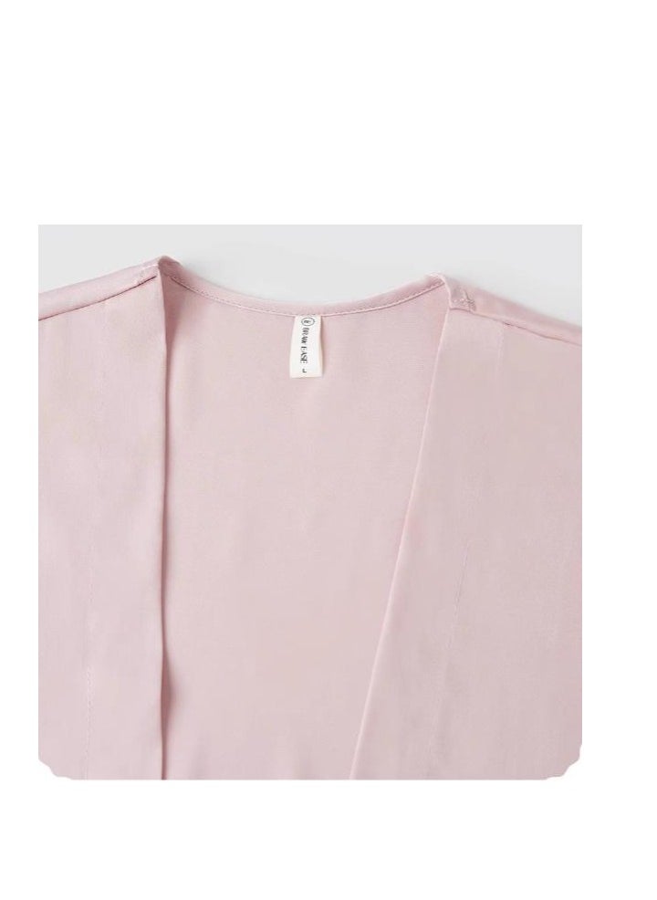 MIIOW - Strap Sleeping Skirt Women's Silk Sleeping Robe with Chest Mat Ice Silk Pure Desire Set Gift Box - Image 1