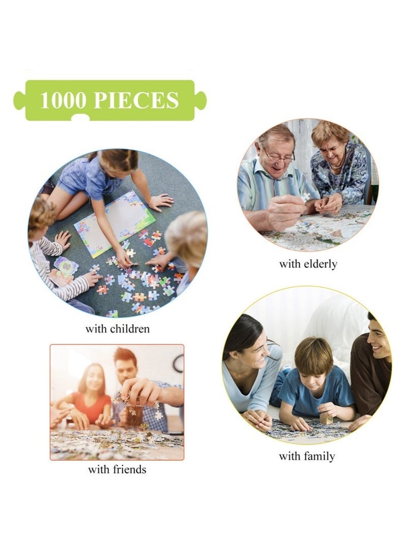 Puzzles 1000-Piece Cartoon Anime Puzzle – Flat Paper Jigsaw - Image 5