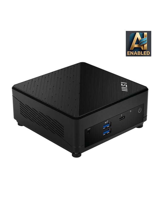 بي سي مكتبي صغير كوبي 5 12M مع معالج كور i7-1255U/ذاكرة الوصول العشوائي 16 جيجابايت/محرك أقراص اس اس دي سعة 512 جيجابايت/بطاقة رسومات انتل ايريس اكس اي/ بدون ويندوز اسود