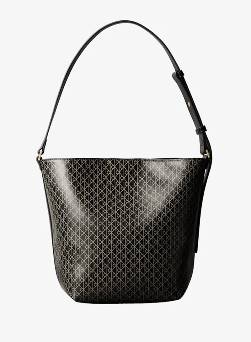 Allover Emblem Logo Bucket Bag