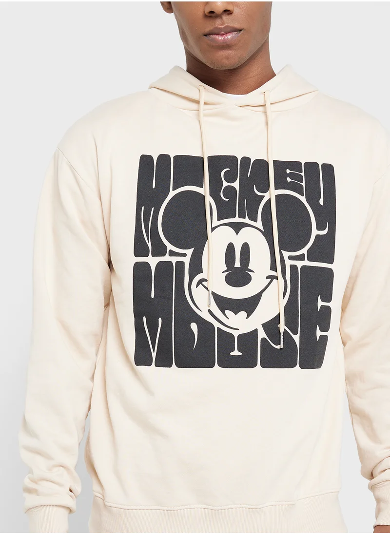 Disney Mickey & Friends Oversized Pullover Hoodie