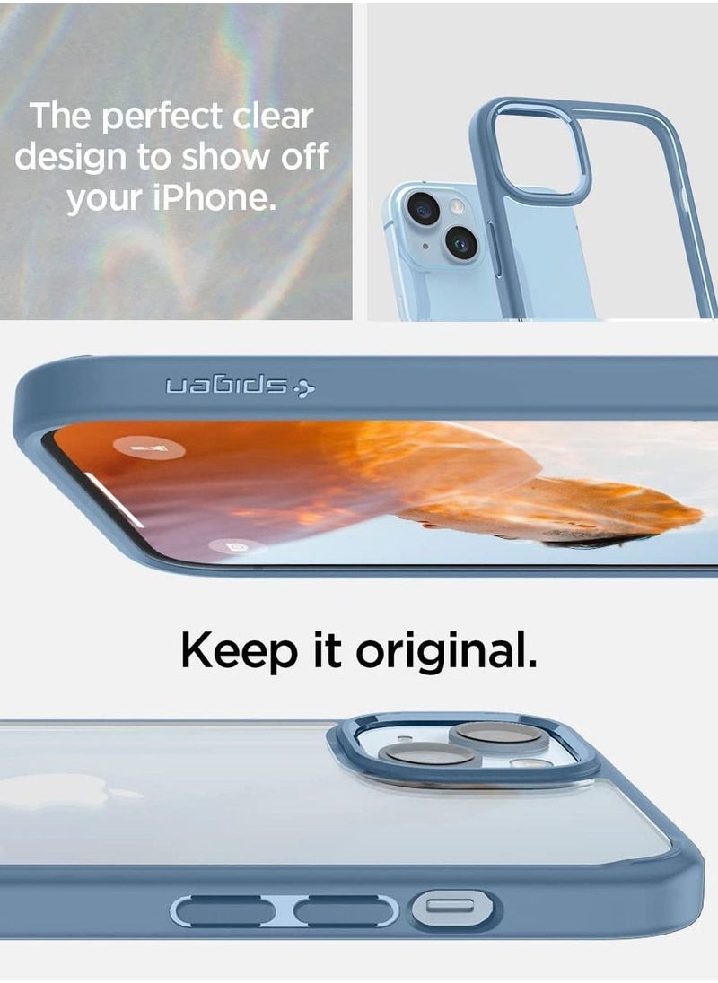 Spigen Ultra Hybrid for iPhone 14 Case Cover - Sierra Blue  - Image 5