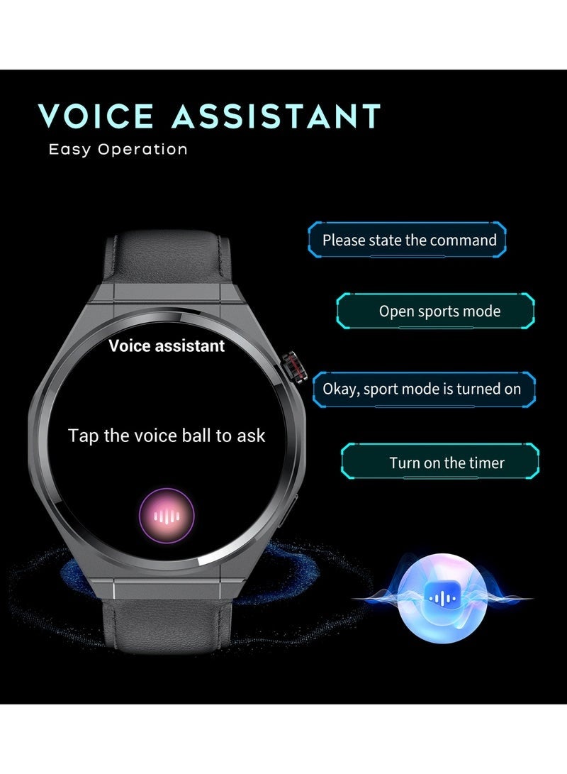 G-Tab GTR7 Smartwatch AMOLED Display Bluetooth Calling Health Monitor Ultra Thin 7.0mm Design AI Voice Assistant Full Touch Screen Fitness Tracker with Sleep Tracking Heart Rate Monitor Long Battery 30 Days Standby Compatible with Android iOS - Image 4