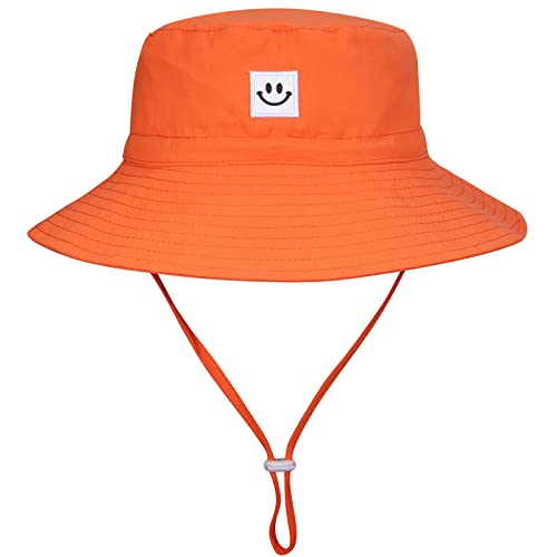 MaxNova Toddler Sun Hat 6-12 Months,12-24 Months Orange - Image 5