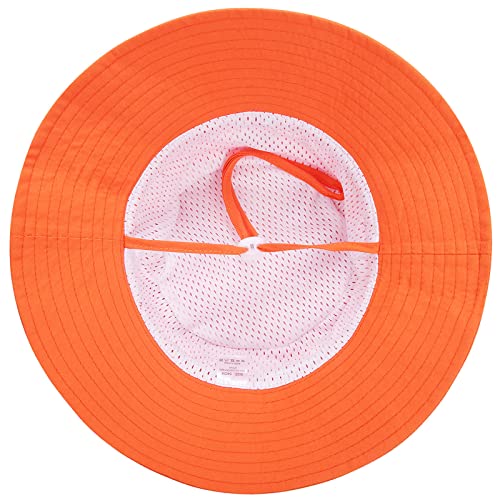 MaxNova Toddler Sun Hat 6-12 Months,12-24 Months Orange - Image 2