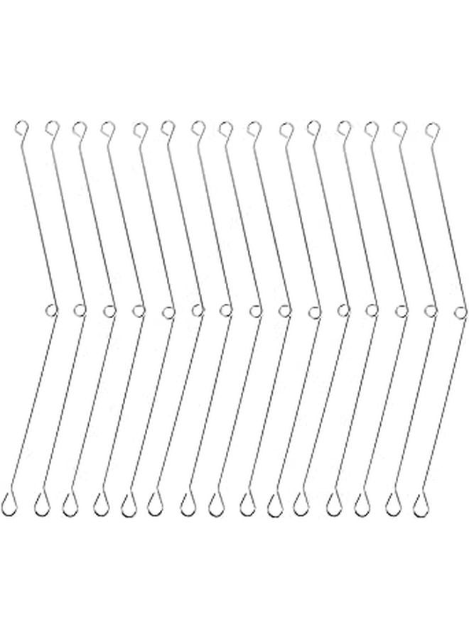 Stainless Steel Torsion Spring Clips 16pcs High Elasticity for Recessed Can Light Trim Replacement - Image 1