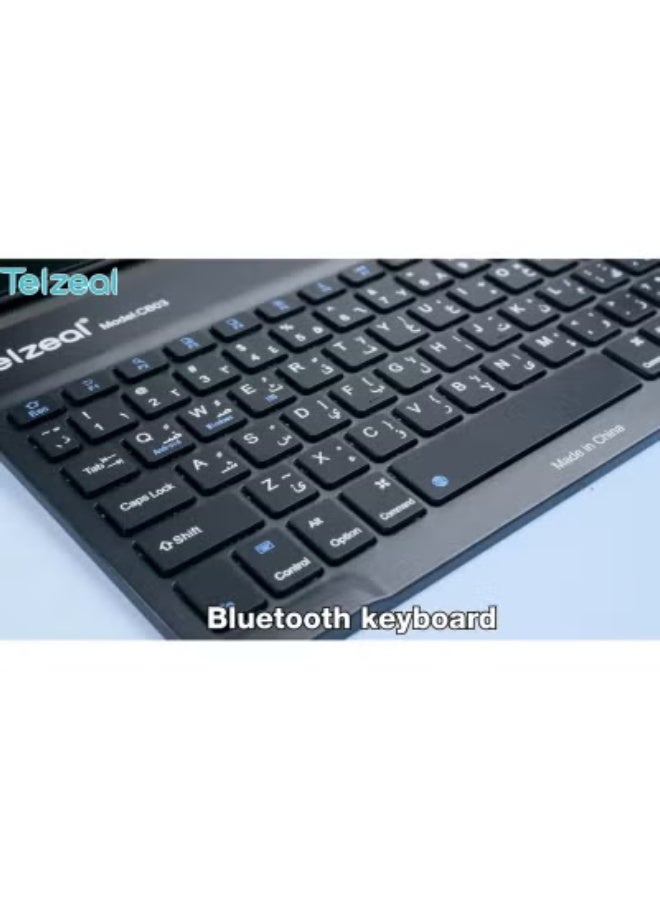 Telzeal P102 Tablet, 10.1-Inch Android 13, 8GB RAM, 512GB Storage, Dual SIM 4G LTE + Wi-Fi, 10000mAh Battery, Dual Camera, Bluetooth, Keyboard & Wireless Mouse Bundle – Silver - Image 4