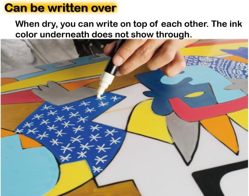 POSCA UNI POSCA PC17KFULL RANGE ALL 8 COLOURS - Image 5