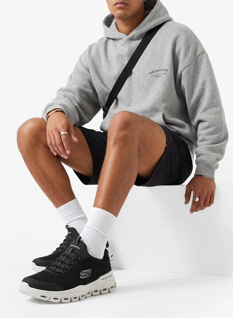 Skechers Black Mesh/Pu Glide-Step for Men | Best Price UAE