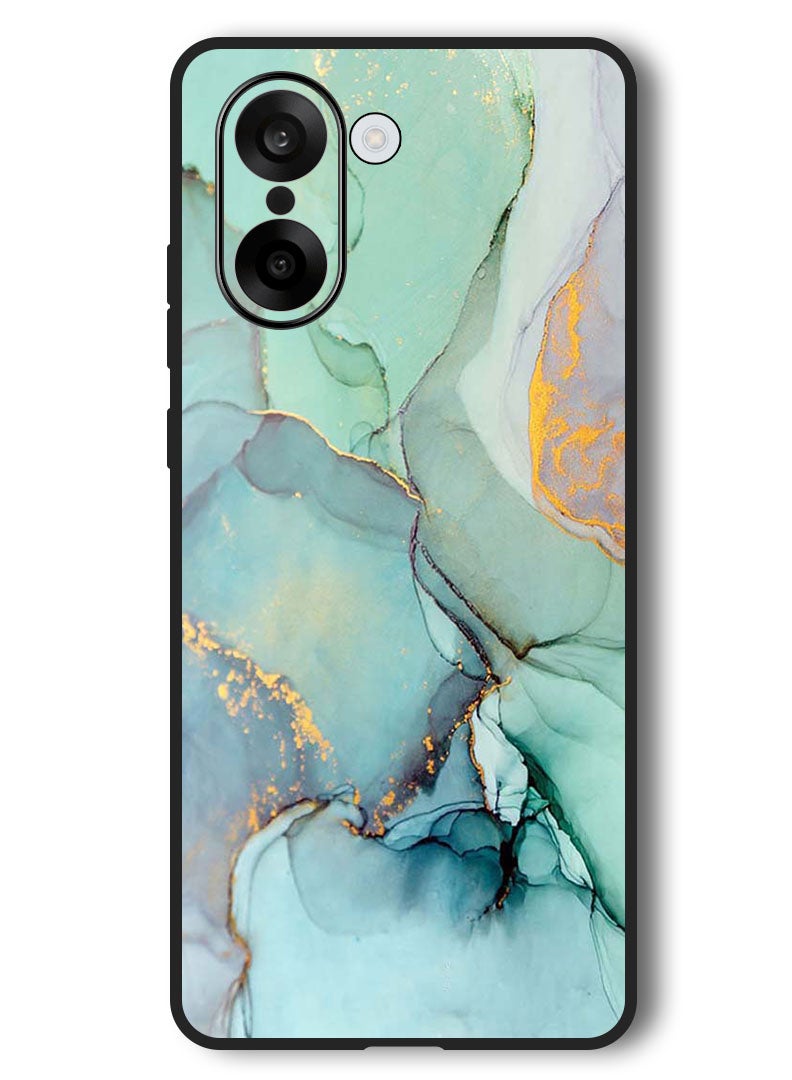 Theodor Case Compatible with OnePlus Nord CE 5 6.77 Inch Protection Shockproof Bumper Cover Crack Lines - Image 1