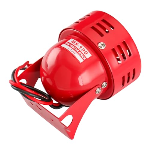 Baomain Alarm Sound Motor High Power Buzzer Siren DC 24V 120DB 2.20A MS-190 (24V DC) - Image 5
