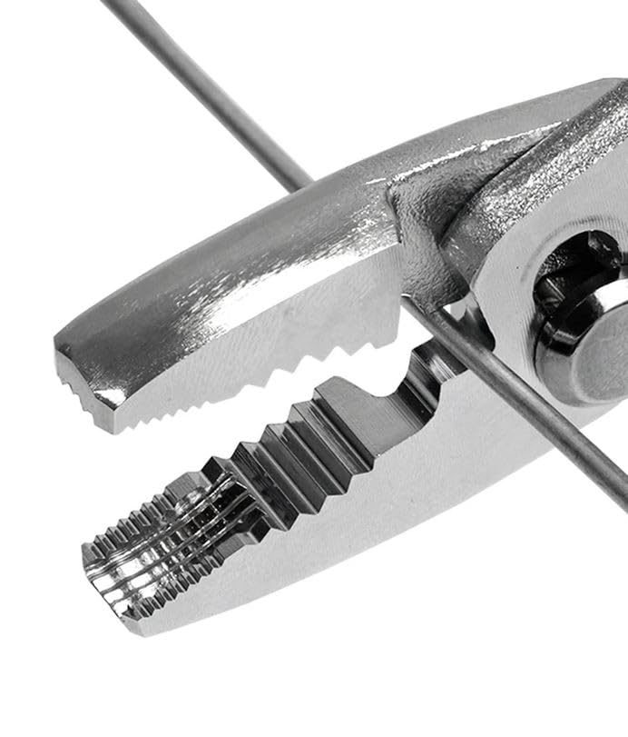 VAMPLIERS 7" Screw Extractor Slip Joint Pliers. Premium CrV Steel. Made in Japan. Vertically Serrated Jaws to Grip and Remove any Damaged, Stripped Screws & Fasteners. Ideal for Auto Mechanics. - Image 5