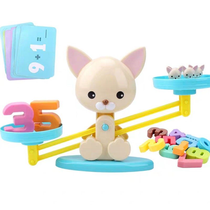 Monkey Balance Puzzle Early Education Balance Frog Digital Enlightenment Addition And Subtraction Balance Monkey Toy A Generation Of Hair - Image 1