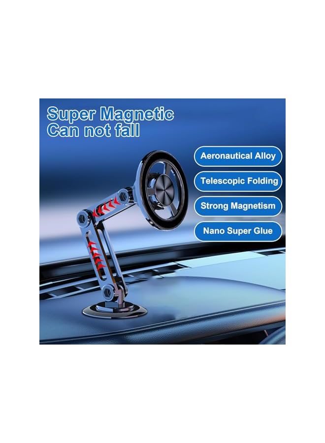 S-TOP Magnetic Phone Holder for Car 360° Adjustable Cell Phone Mount Magnetic Suction Car Phone Holder Universal Metal Car Phone Holder for All Mobile Phones - Image 1