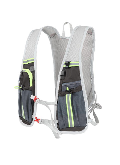 Running Hydration Vest, Lightweight Running Hydration Backpack, Reflective Hydration Vest with Multi-pouches, Breathable and Adjustable Running Backpack for Running, Cycling, Climbing