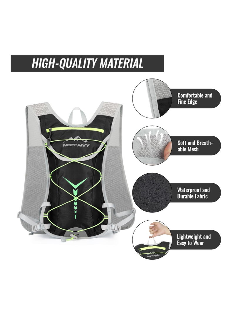 Excefore - Running Hydration Vest, Lightweight Running Hydration Backpack, Reflective Hydration Vest with Multi-pouches, Breathable and Adjustable Running Backpack for Running, Cycling, Climbing - Image 1