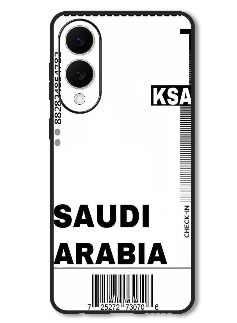 Theodor Case Compatible with Samsung Galaxy S25 Edge 6.7 Inch Protection Shockproof Bumper Cover Saudi boarding pass - Image 1