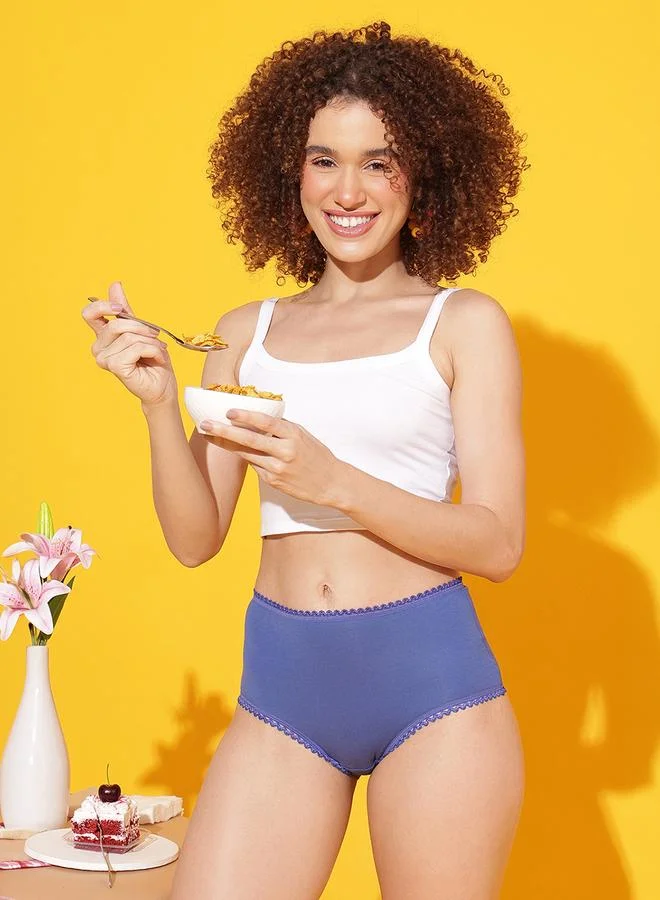 Clovia High Waist Hipster Panty - Cotton