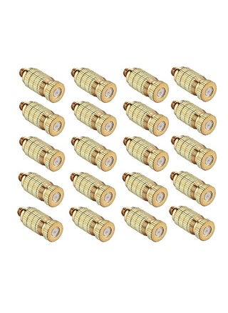 High Pressure Atomizer Nozzle, Garden Brass Misting Nozzles for Outdoor Cooling System, Landscaping, Greenhouse Irrigation, Air Humidification, Anti-Drip Fogging Spray Head, 0.3mm, 20 Pcs - pzsku/Z83439DD0FC4F8B81CA13Z/45/_/1694827228/c8d77f69-f319-4306-ada4-fe988c520354