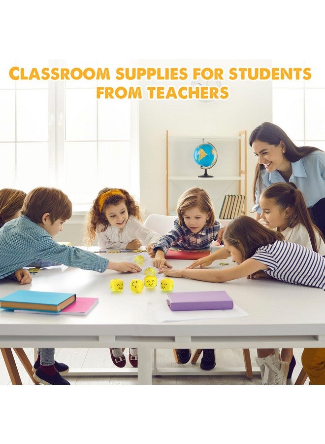 Maitys 50 Sets Motivational Gifts Smile Face Pencil Sharpeners Crayon Sharpener Inspirational Card Organza Bag Stocking Stuffers For Class From Christmas Student Gifts Teacher - Image 5