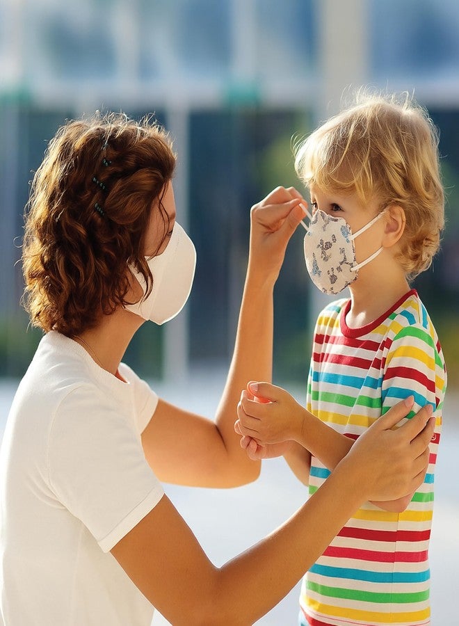 C-Cure® Kids N95 Mask For 8-12 Years Reusable 5 Layer Face Mask For Boys And Girls Mask N95 Mask For Kids Disposable Masks Use And Throw Masks For Kids (Pack Of 50, Multicolor) - Image 5
