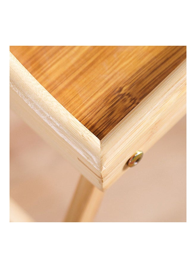 DANUBE HOME Loretta Bamboo Breakfast Table Bamboo Modern Houseware Serving Table L 50x31 X H 2cm Beige  - Image 3