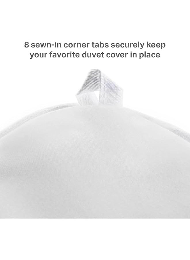 erorex - Comforter Duvet Insert California King White Quilted Down Alternative All Season Microfiber California King Box Stitched - Image 1