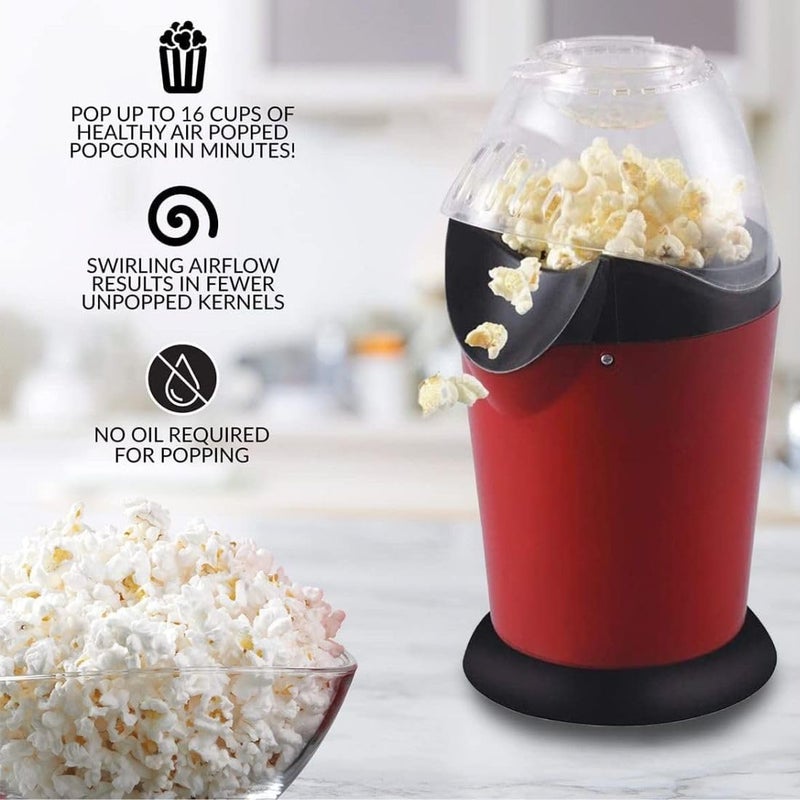 Drumstone Aluminum Electric Popcorn Machine Large Home Use Popcorn Maker with Automatic Functionality Stylish Design and Instant Popcorn Creation - Image 2