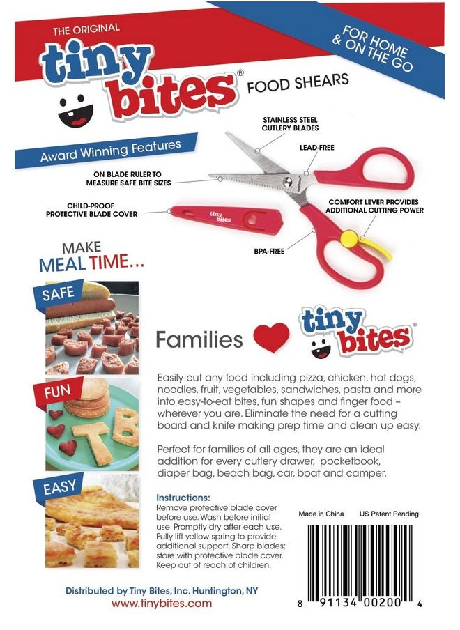 تايني بايتس مقص الطعام Tiny Bites - أداة ضرورية للآباء لإطعام الأطفال والرضع  - Image 2