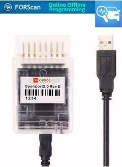 X-PRO5 Forscan Original Software with Xpro5 J2534 Passthru Full Chip OBD2 VCI Compatible For Ford Mazda Lincoln Mercury Car Diagnostic & Online Programing 1-Year License 1PC, Install Support Online  - Image 2