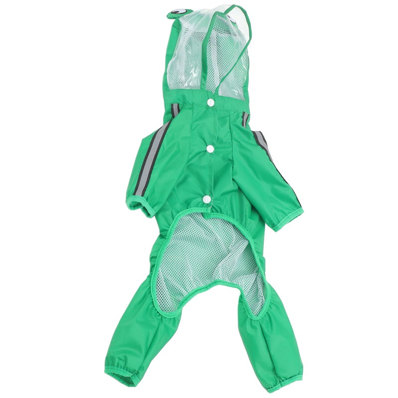 Dog Raincoat Puppy Rain Coat Pet Dog Hooded Rainwear for Outdoor Size 3XL - Image 1