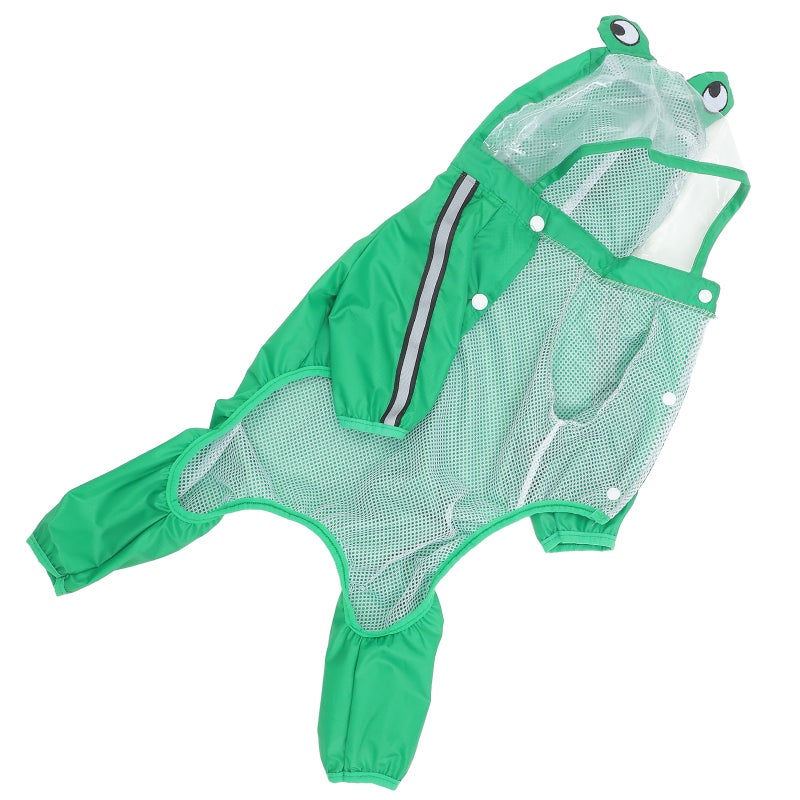 Dog Raincoat Puppy Rain Coat Pet Dog Hooded Rainwear for Outdoor Size 3XL - Image 3
