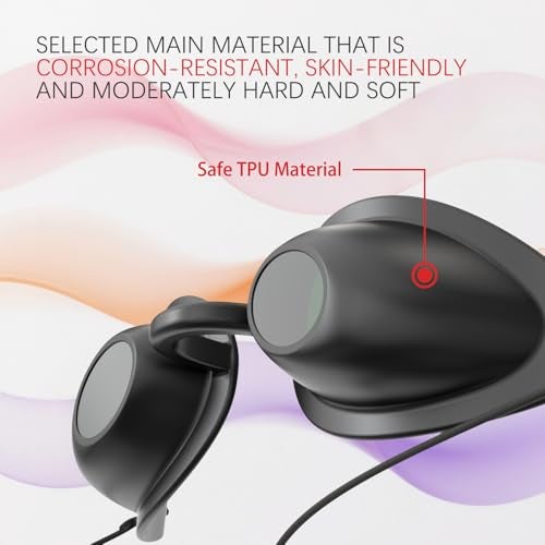 Karono Flexible IPL Goggles Eye Shields - UV Eye Protection Glasses for Skin Therapy, Tanning Bed, Hair Removal, Blocks 200-2000nm Wavelengths, Adjustable Head Strap for Comfort Fit - Image 3