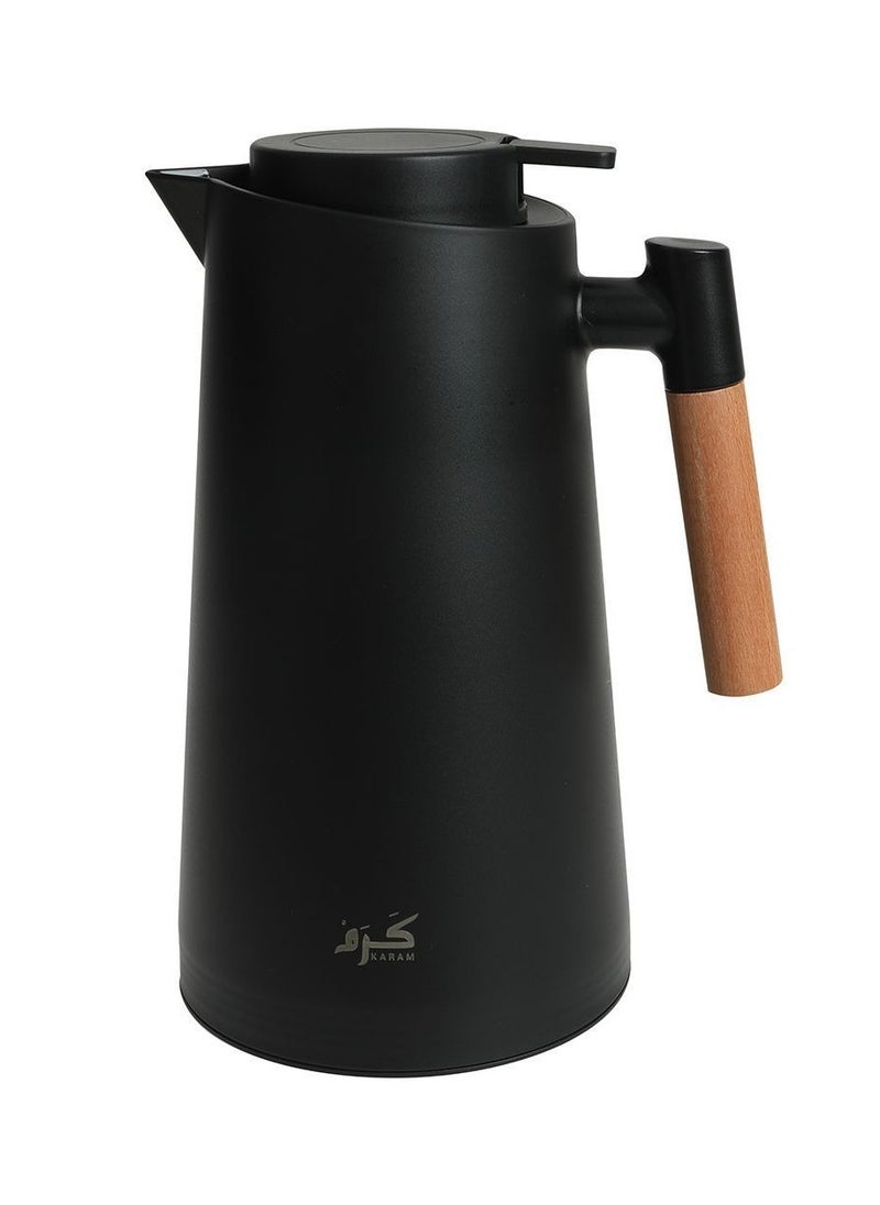 Karam - Karam 1000ml Thermos Kettle (Black) - Image 1
